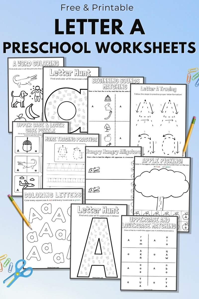 11 Letter A Worksheets For Preschool K Free Printables Literacy Learn Letter A Worksheets Letter A Activities Letter A Worksheets Preschool Letter A Activities Preschool MegaWorkbook