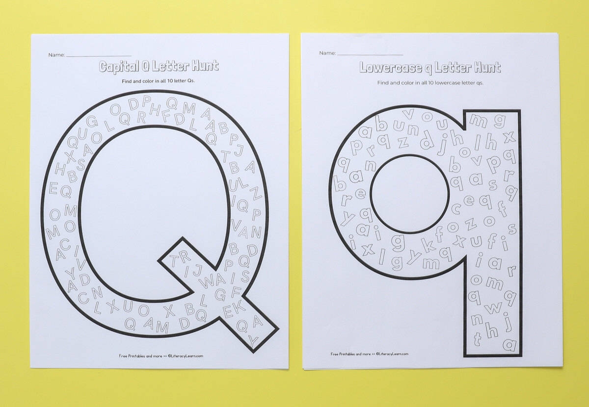 11 Letter Q Worksheets Free Printables Literacy Learn