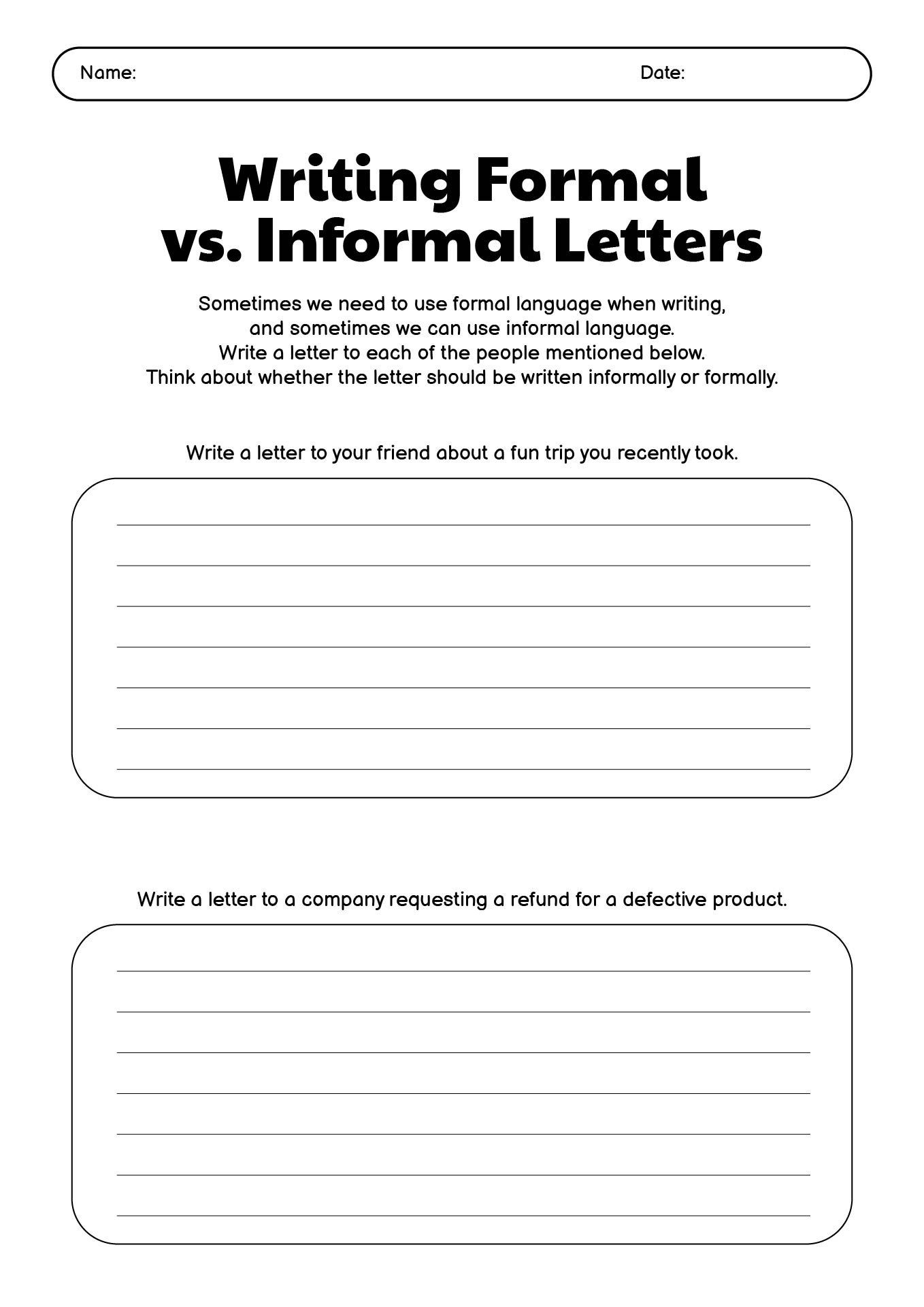 14 Parts Of A Business Letter Worksheet Free PDF At Worksheeto