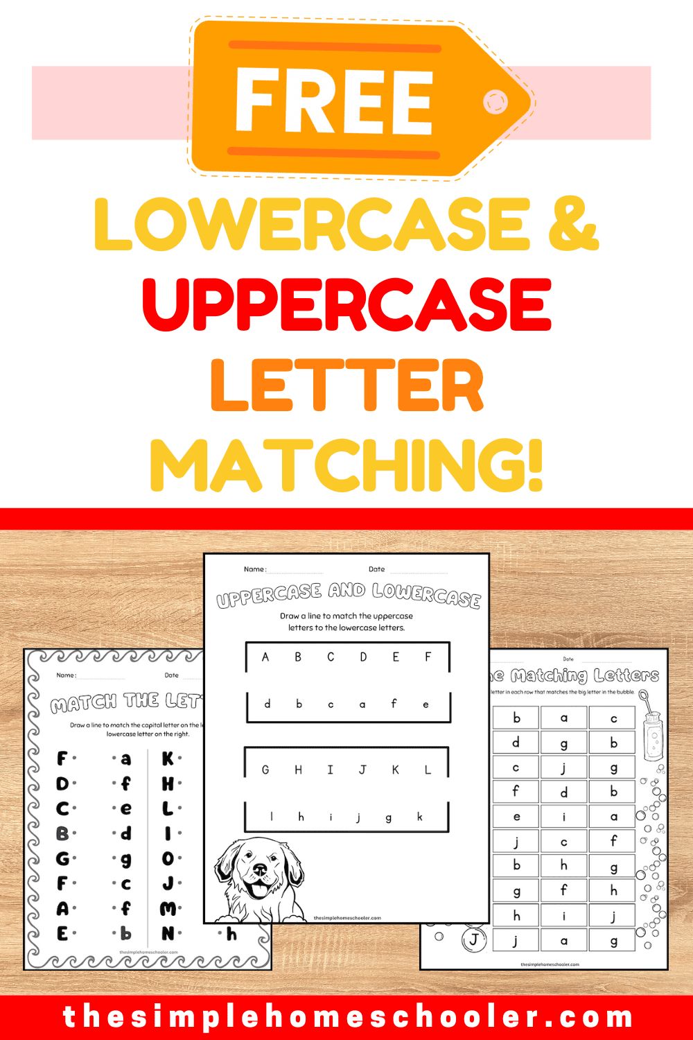 17 Fun Printable Match Uppercase And Lowercase Letters Worksheets The Simple Homeschooler Free Printable Fall Leaves Upper And Lowercase Matching Puzzles