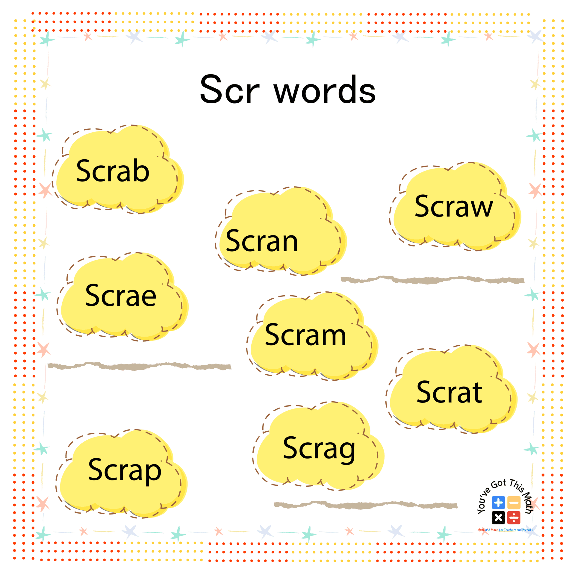 3 Letter Blend Words Free Printable 3 Letter Blend Words Free Printable