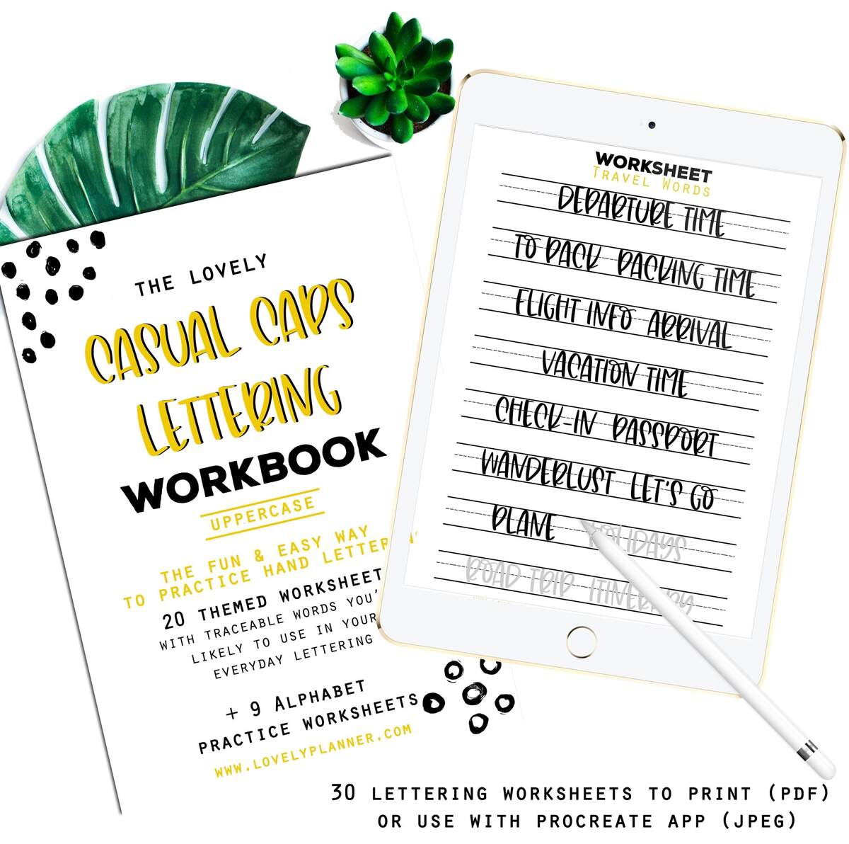 30 Practice Worksheets Casual Uppercase Sans Serif Lettering For Procreate Print PDF JPEG Calligraphy Hand Lettering IPad Lettering Etsy 30 Practice Worksheets Casual Uppercase Sans Serif Lettering For Procreate Print PDF JPEG Calligraphy Hand Lettering IPad Lettering Etsy