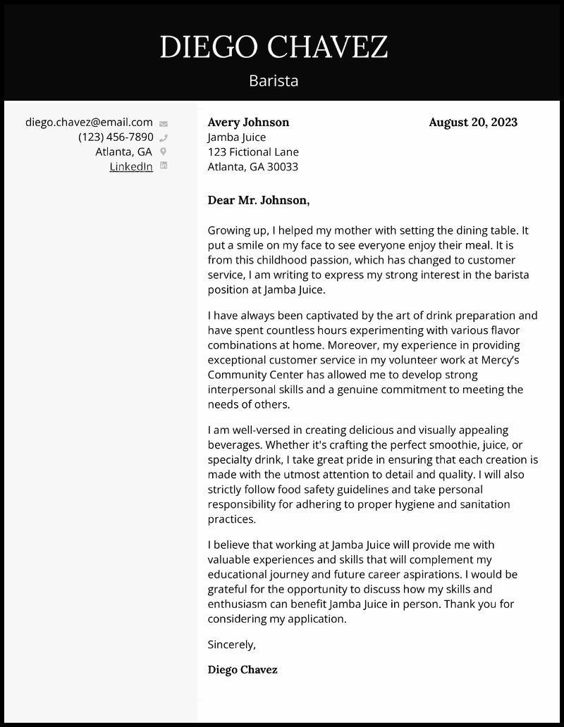 5 High School Student Cover Letter Examples 5 High School Student Cover Letter Examples