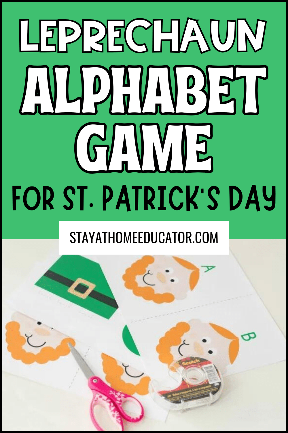 5 Leprechaun Alphabet Games