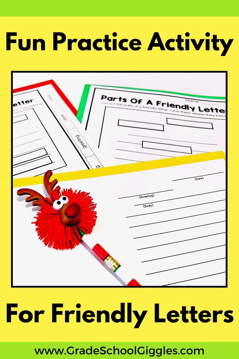 A Fun Activity For Learning How To Write A Letter Grade School Giggles A Fun Activity For Learning How To Write A Letter Grade School Giggles