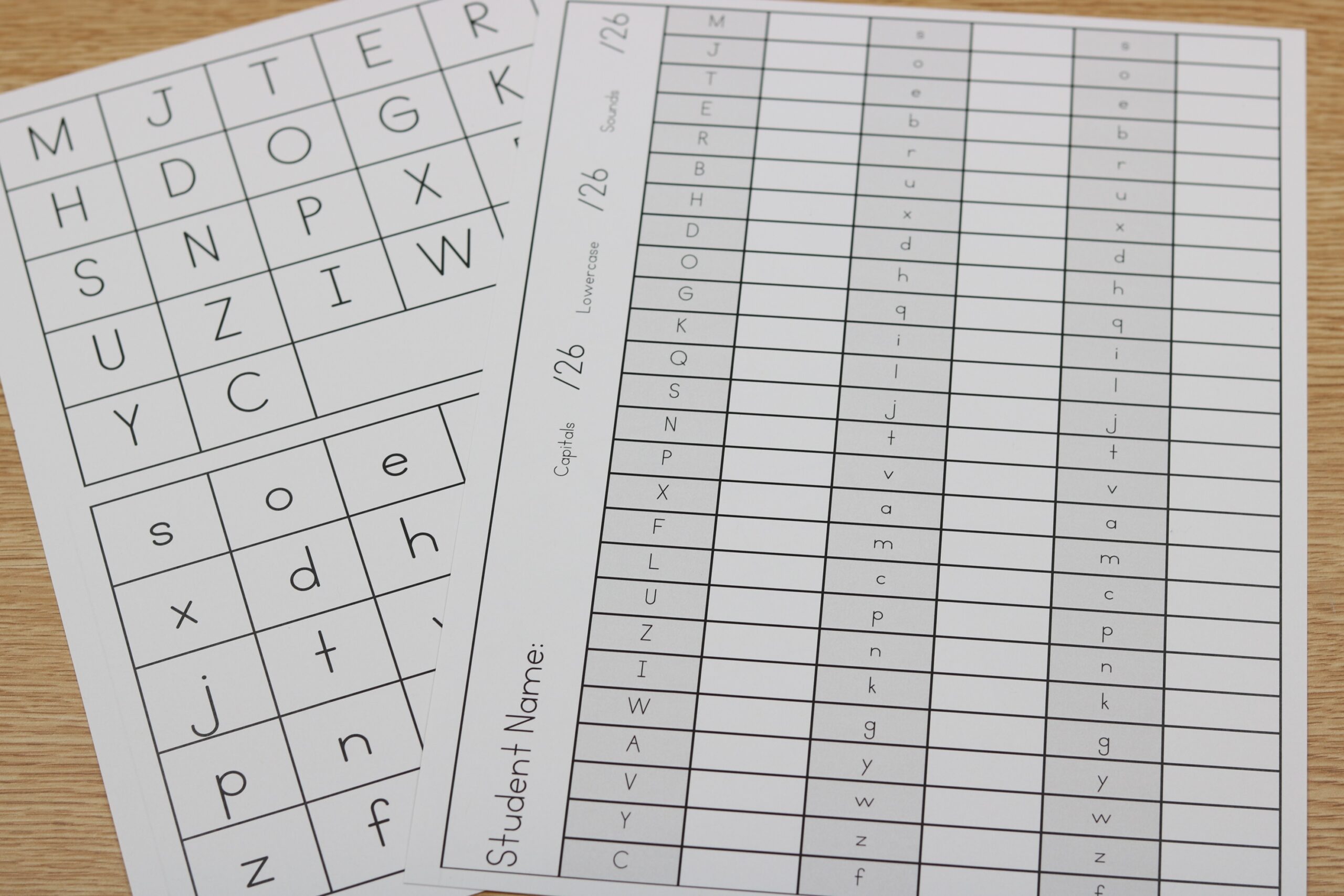 Alphabet Assessment Trackers Free Letter And Sound Progress Monitoring Tools Little Minds At Work
