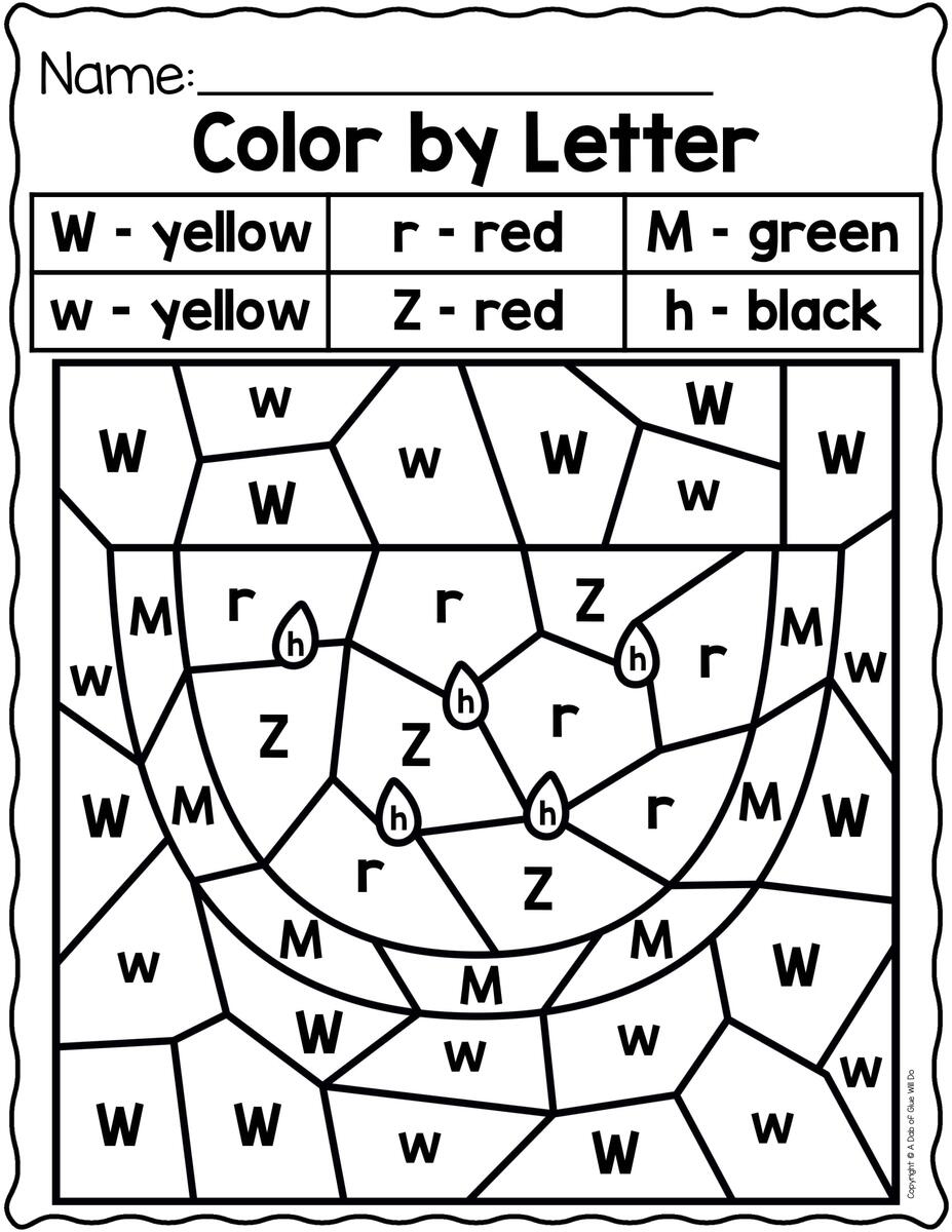 Alphabet Color By Letter A Dab Of Glue Will Do Alphabet Color By Letter A Dab Of Glue Will Do