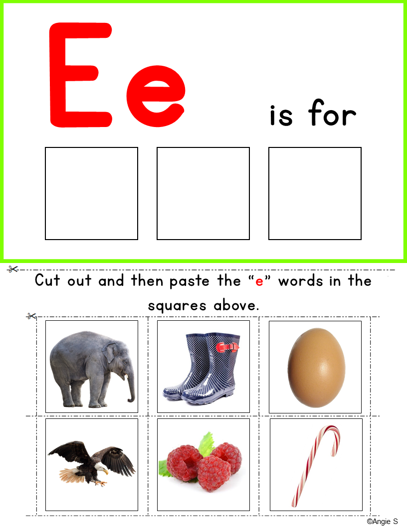 Alphabet Cut And Paste Activity Set 1 Made By Teachers Cut And Paste Spelling Worksheet Free Printable Digital PDF