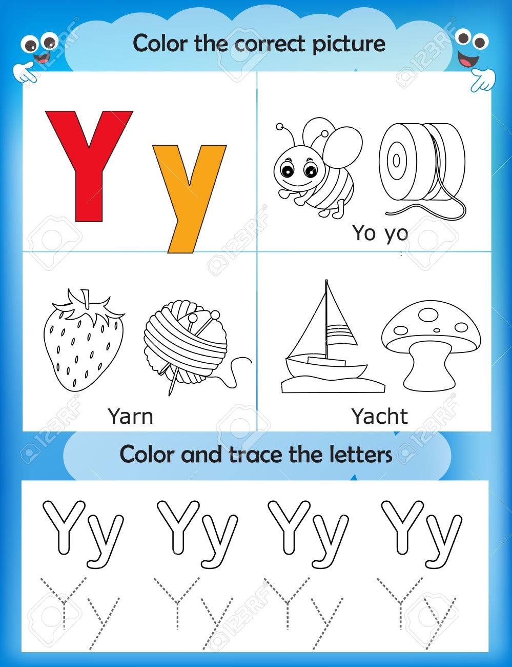 Alphabet Learning Letters Coloring Graphics Printable Worksheet For Preschool Kindergarten Kids Letter Y Royalty Free SVG Cliparts Vectors And Stock Illustration Image 62401695 Alphabet Learning Letters Coloring Graphics Printable Worksheet For Preschool Kindergarten Kids Letter Y Royalty Free SVG Cliparts Vectors And Stock Illustration Image 62401695