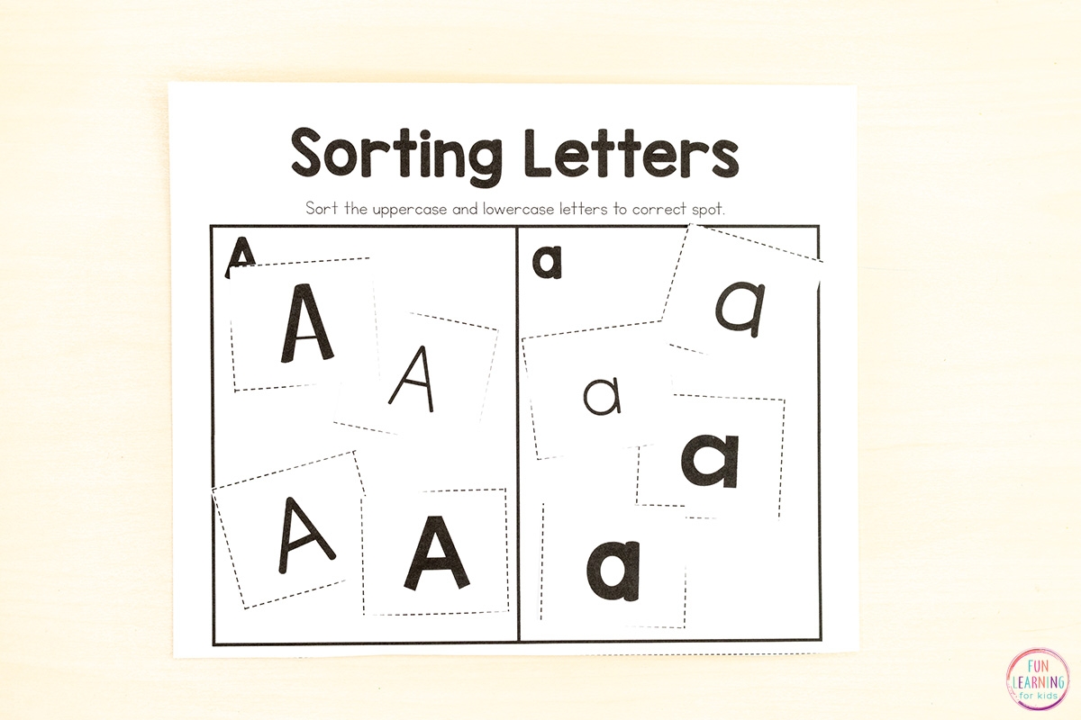 Alphabet Letter Sorting Worksheets Alphabet Letter Sorting Worksheets