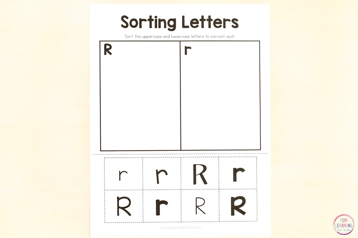 Alphabet Letter Sorting Worksheets Alphabet Letter Sorting Worksheets