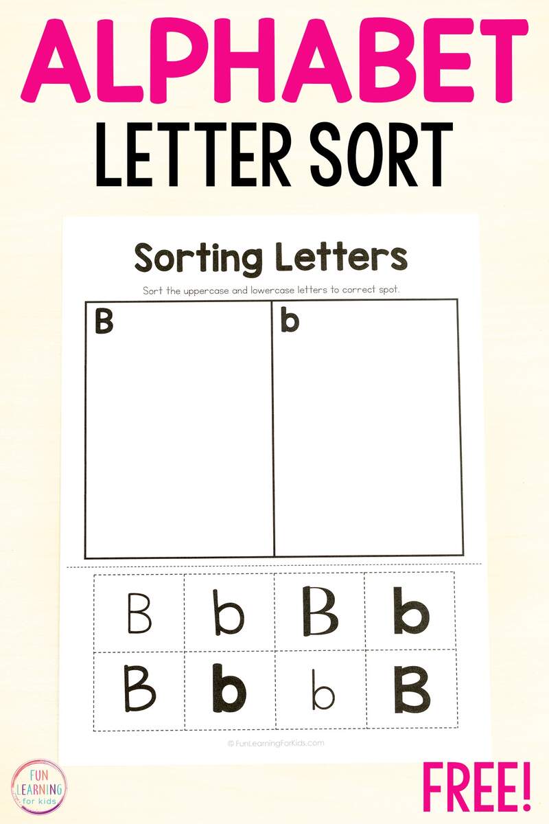 Alphabet Letter Sorting Worksheets Alphabet Letter Sorting Worksheets
