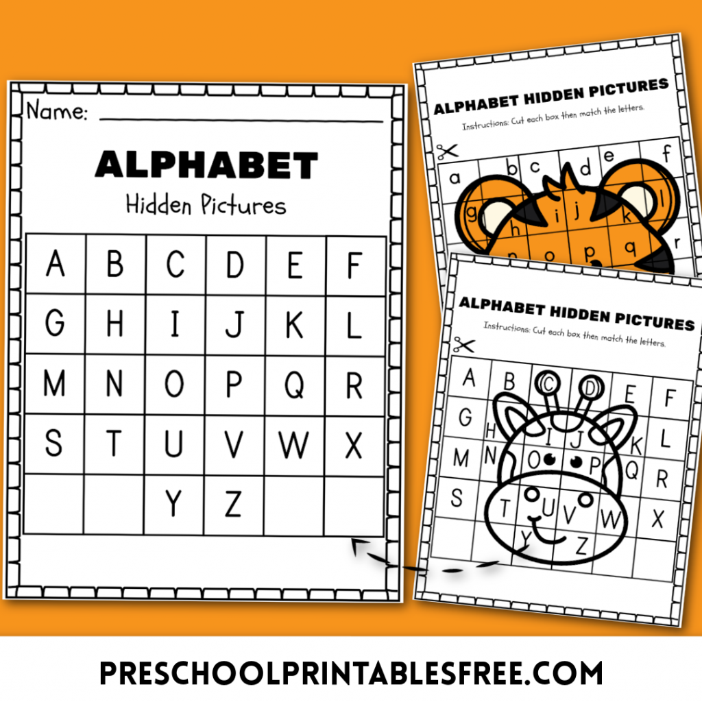 Alphabet Mystery Picture Puzzles Free Printable Free Preschool Printables Alphabet Mystery Picture Puzzles Free Printable Free Preschool Printables
