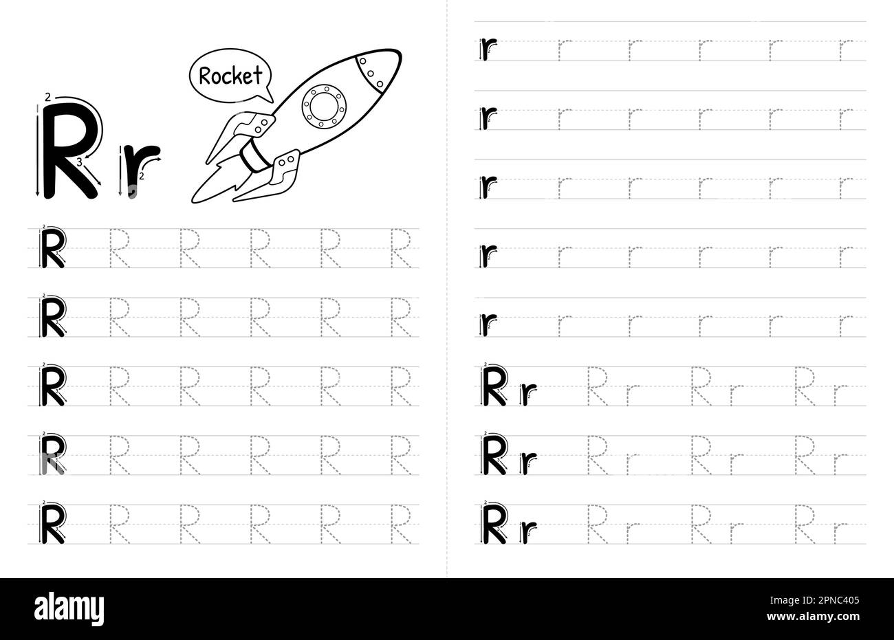 Alphabet R Tracing Hi Res Stock Photography And Images Alamy Alphabet R Tracing Hi Res Stock Photography And Images Alamy