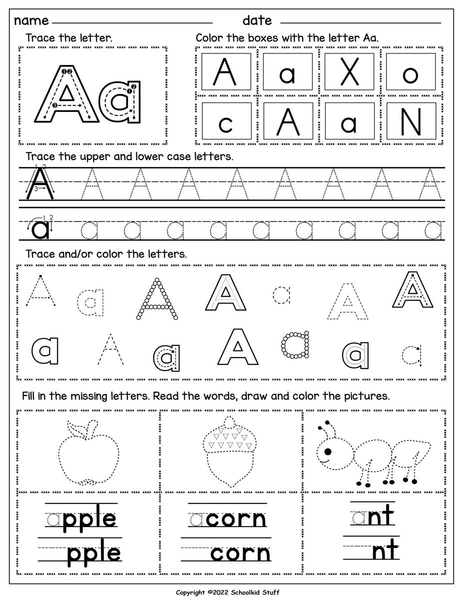 Alphabet Tracing Letter Formation And Beginning Sounds Made By Teachers