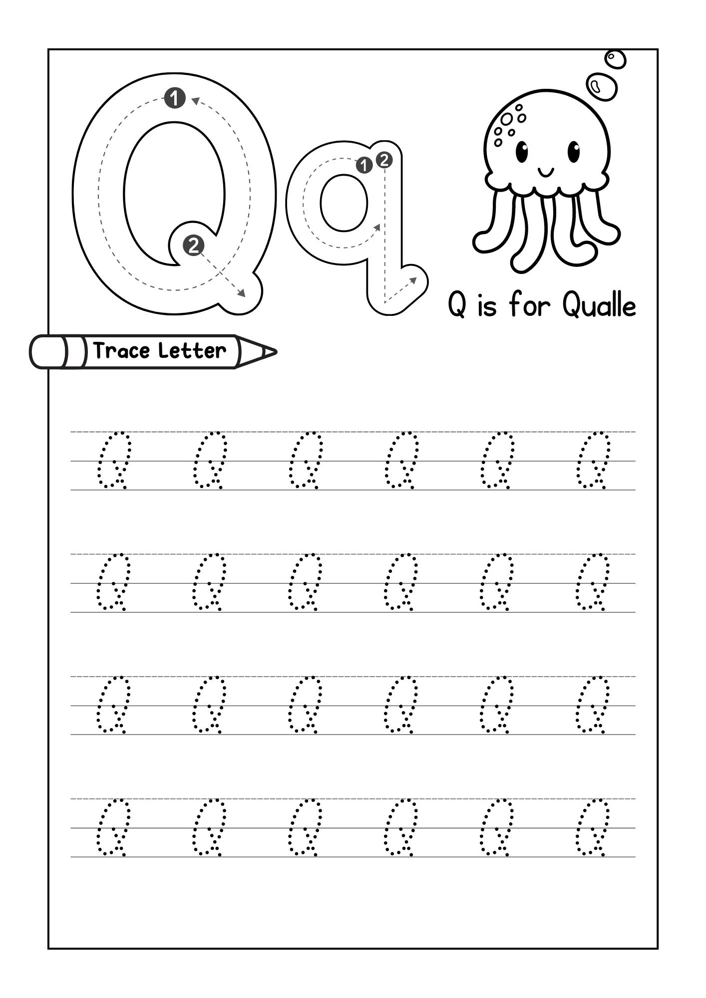 Alphabet Tracing Practice Letter Q Handwriting Worksheet Uppercase Lowercase Made By Teachers Alphabet Tracing Practice Letter Q Handwriting Worksheet Uppercase Lowercase Made By Teachers