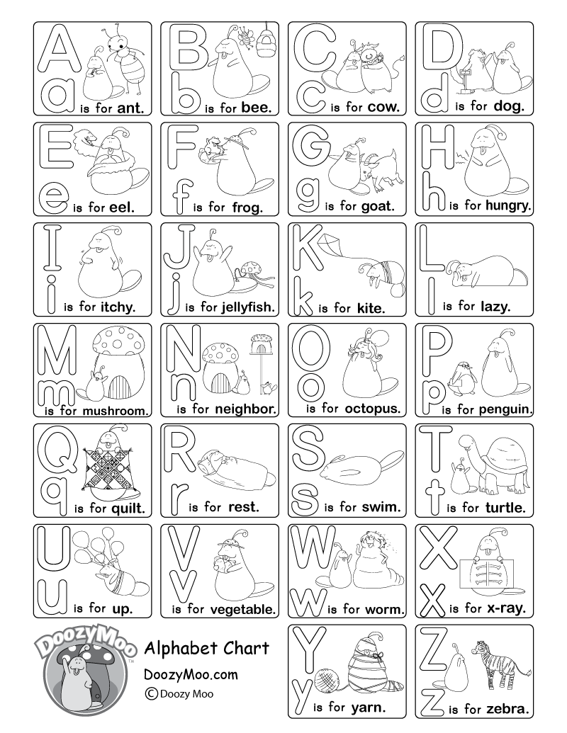 Alphabet Worksheets Free Printables Doozy Moo 10 Printable Beginning Letters Worksheets For Kindergarten Preschool Homeschool Made By Teachers