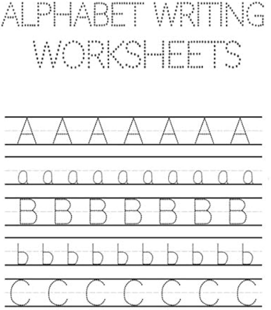Amazon Alphabet Writing Worksheets ABC Writing Practice Books For Preschool Alphabet Writing Practice A To Z Tracing Worksheets 9798636383376 Learning Lina Worksheets Books Tracing Alphabet Letters Printable Handwriting Worksheets Free Printables Lettering SVG Files Tools Apps