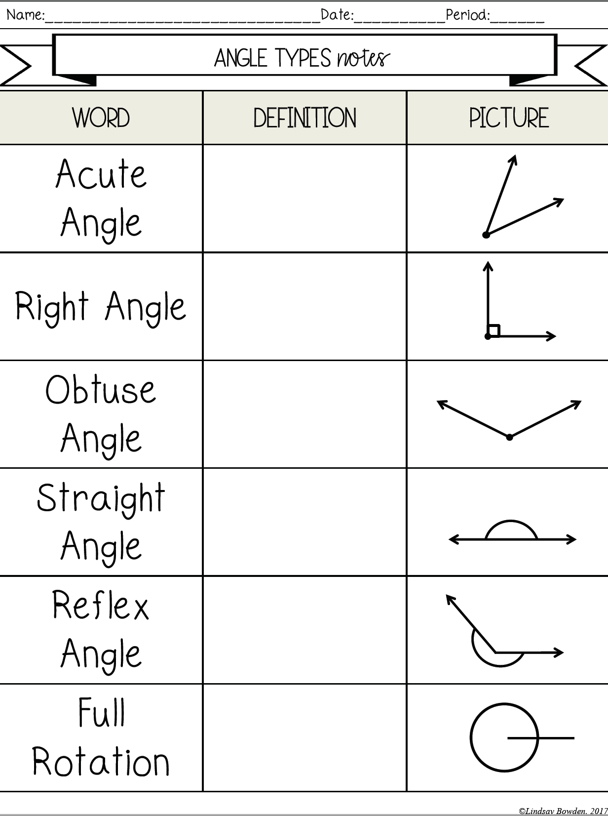 Angle Types Notes And Worksheets Lindsay Bowden Worksheets Library Angle Types Notes And Worksheets Lindsay Bowden Worksheets Library