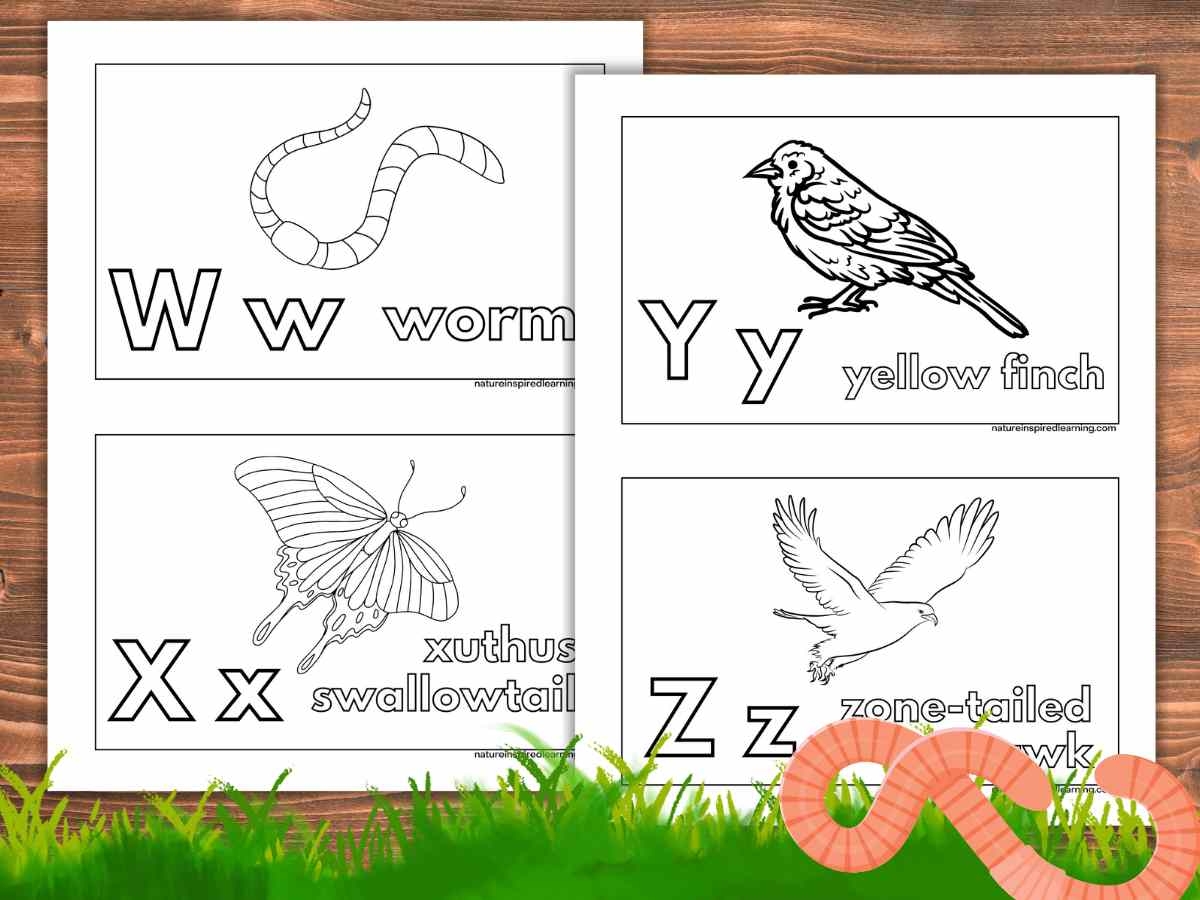 Animal Alphabet Printables Nature Inspired Learning Animal Alphabet Printables Nature Inspired Learning