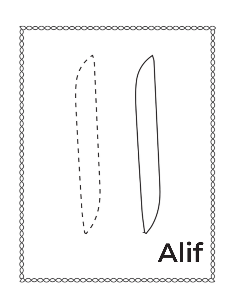 ARABIC ALPHABET COLORING PAGES Made By Teachers Arabic Alphabet Make A Chain Of The Letter Activity