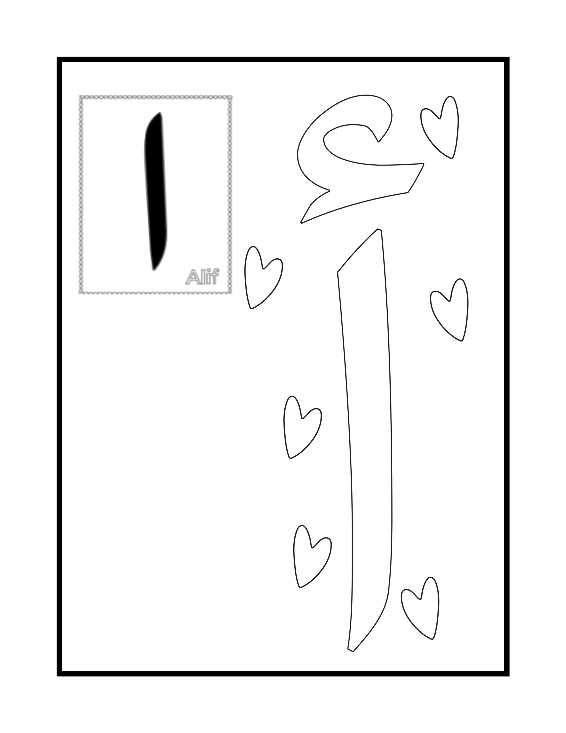 ARABIC ALPHABET COLORING PAGES Made By Teachers ARABIC ALPHABET COLORING PAGES Made By Teachers