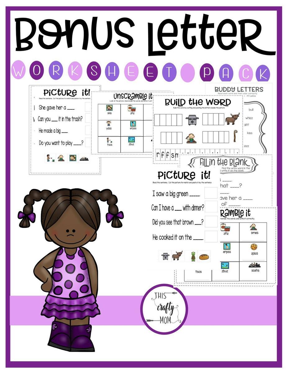 Bonus Letter Double Consonant Worksheet Pack By This Crafty Mom Bonus Letter Double Consonant Worksheet Pack By This Crafty Mom