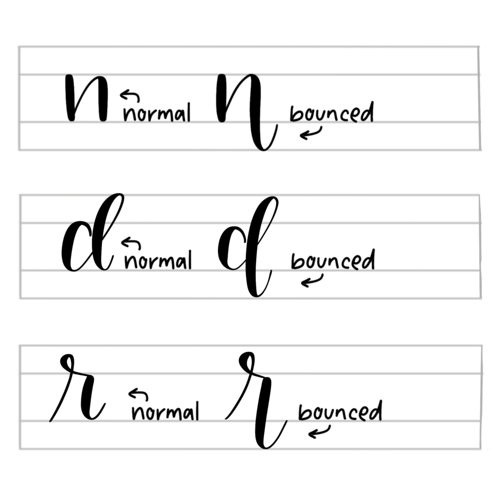 Bounce Lettering The Easy Way Brush Pen Calligraphy Tutorial Plus A Free Printable Scribbling Grace Bounce Lettering The Easy Way Brush Pen Calligraphy Tutorial Plus A Free Printable Scribbling Grace