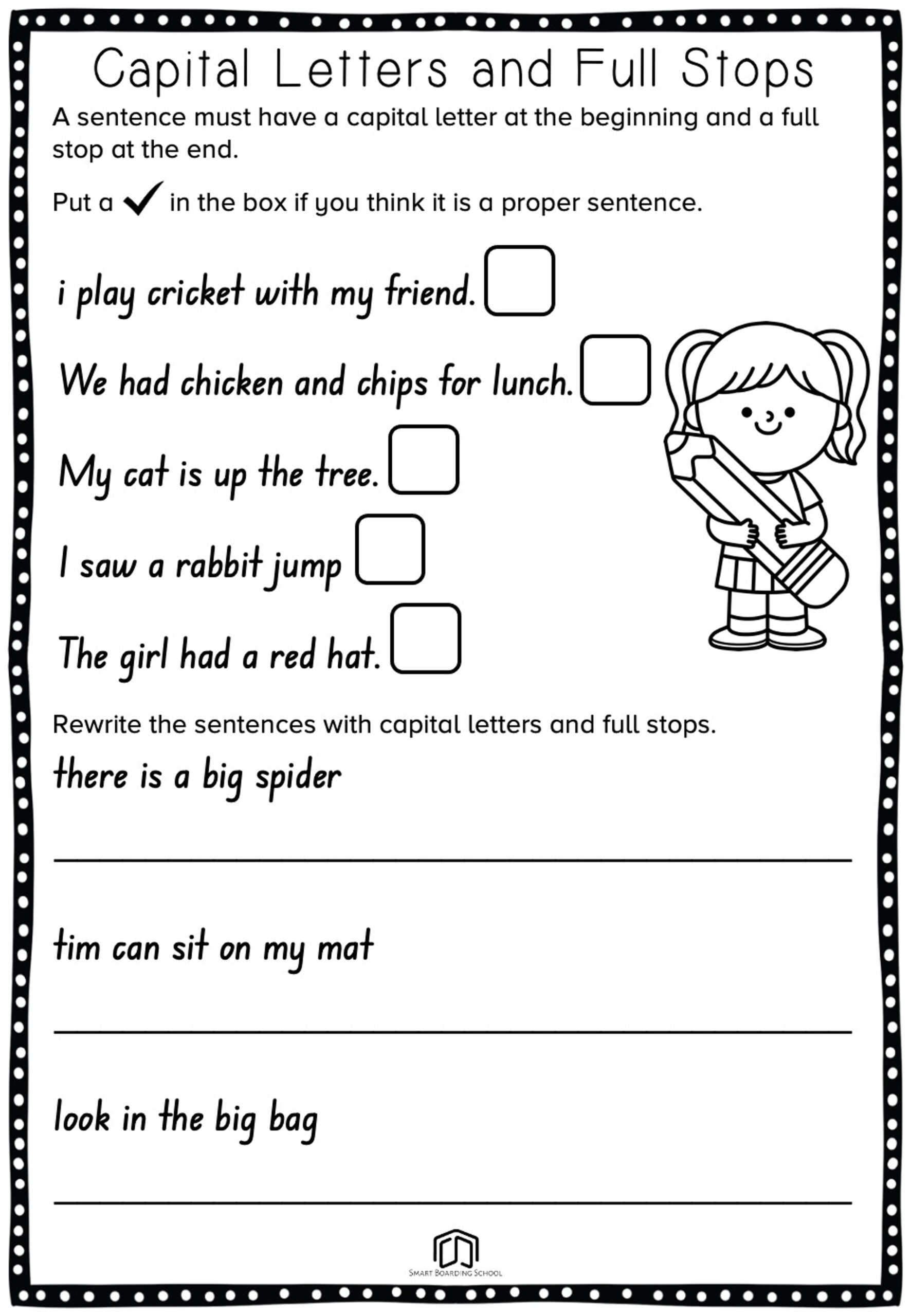 Capitalization And Punctuation Worksheets Grade 2 Capitalization Worksheets Grade1to6