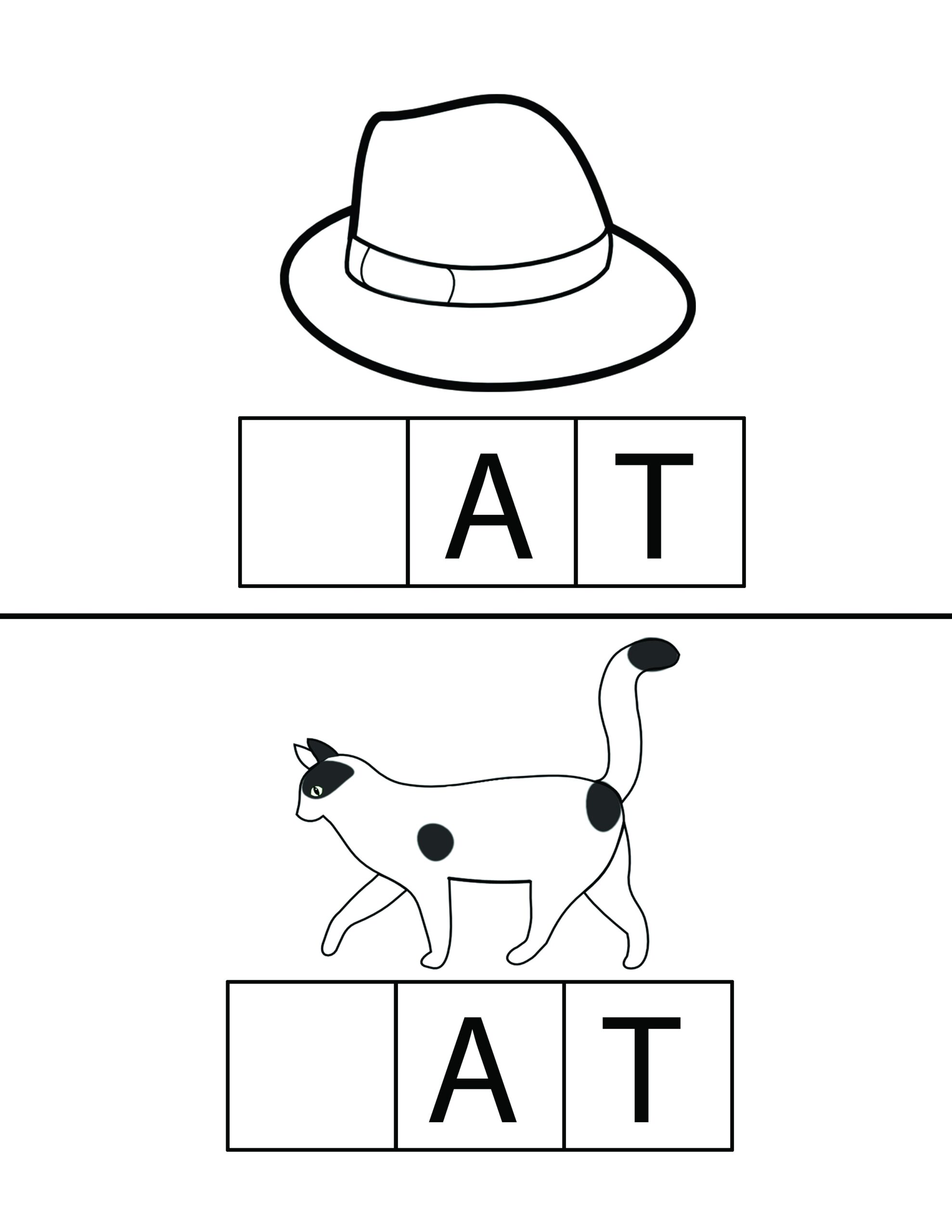 Cat And Hat Spelling Worksheets Teaching A Toddler Cat And Hat Spelling Worksheets Teaching A Toddler