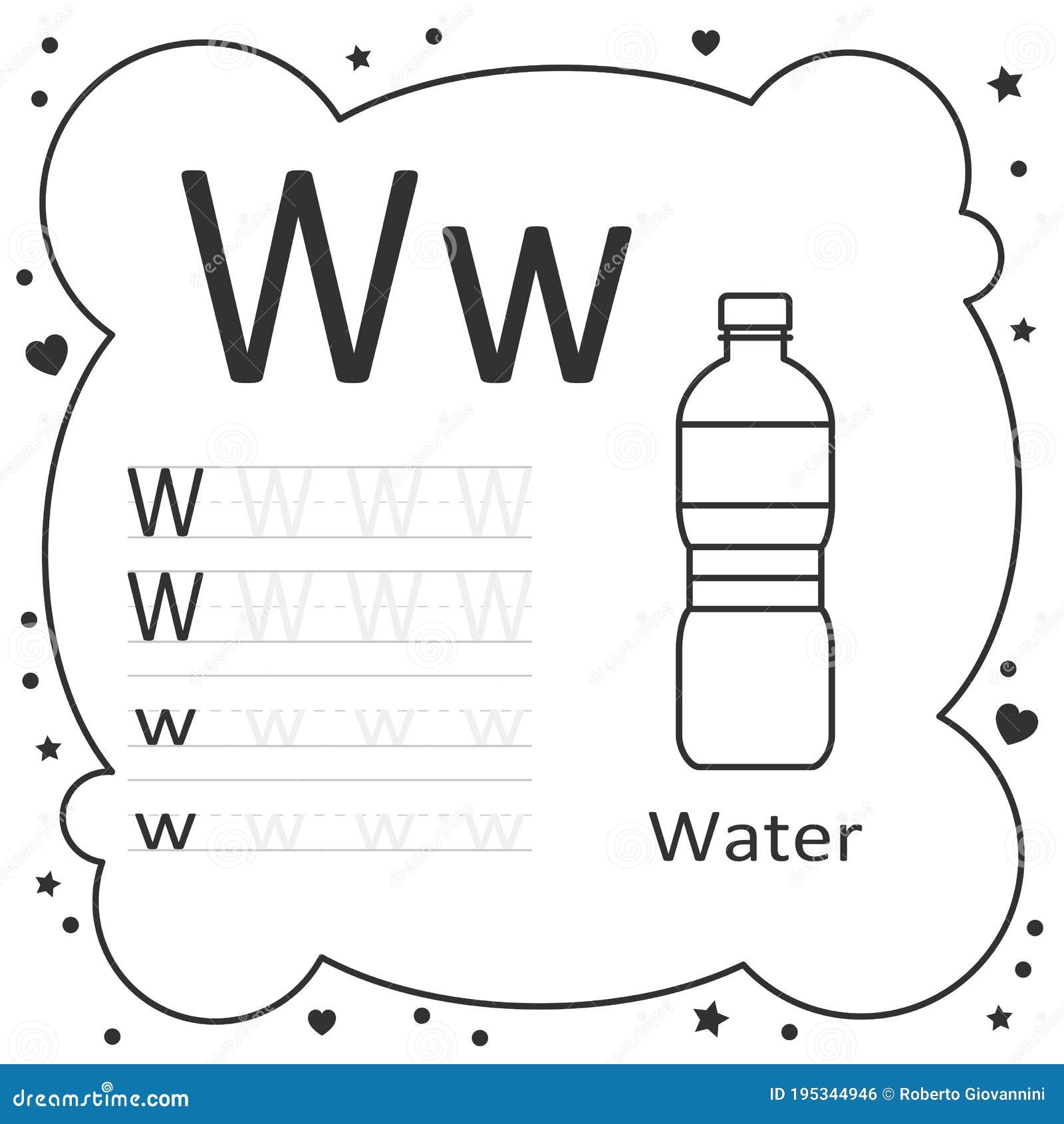 Coloring Alphabet Tracing Letters Water Stock Vector Illustration Of Educational Preschool 195344946 Coloring Alphabet Tracing Letters Water Stock Vector Illustration Of Educational Preschool 195344946