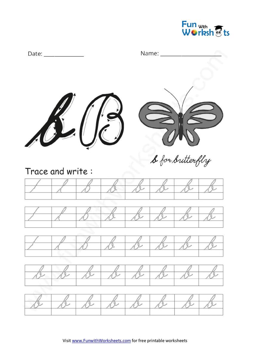 Cursive Handwriting Small Letter B Free Printable Worksheets Worksheets Library Cursive Handwriting Small Letter B Free Printable Worksheets Worksheets Library
