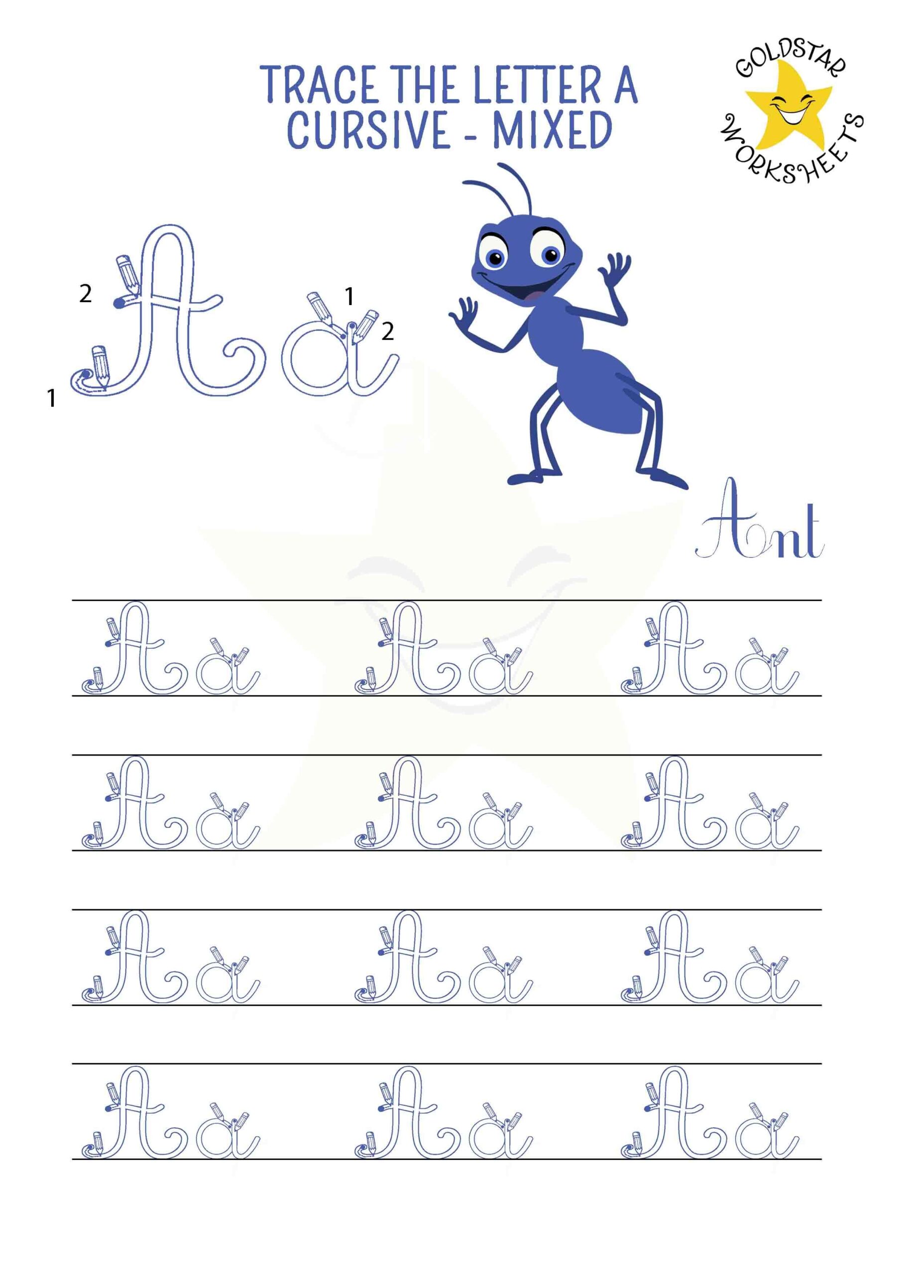 Cursive Tracing Worksheets For Kids Learn To Write A Z In Style Printable Cursive Alphabet Worksheets Handwritting Practice Pages How To Connect Cursive Letters Cursive Writing Practice Etsy Israel