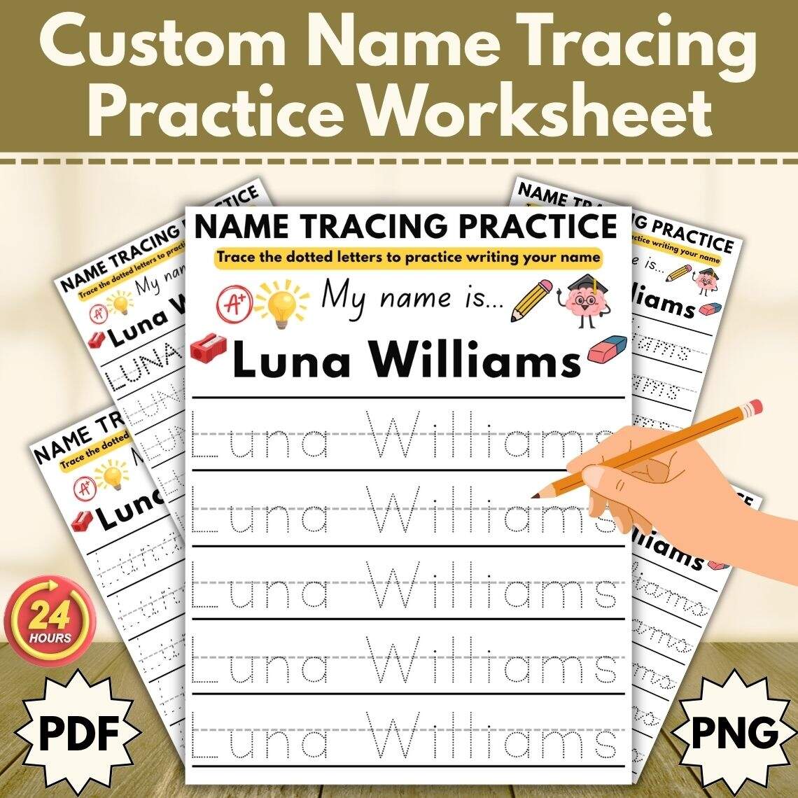 Custom Name Tracing Worksheet Printable Editable Preschool Name Practice Made By Teachers Custom Name Tracing Worksheet Printable Editable Preschool Name Practice Made By Teachers