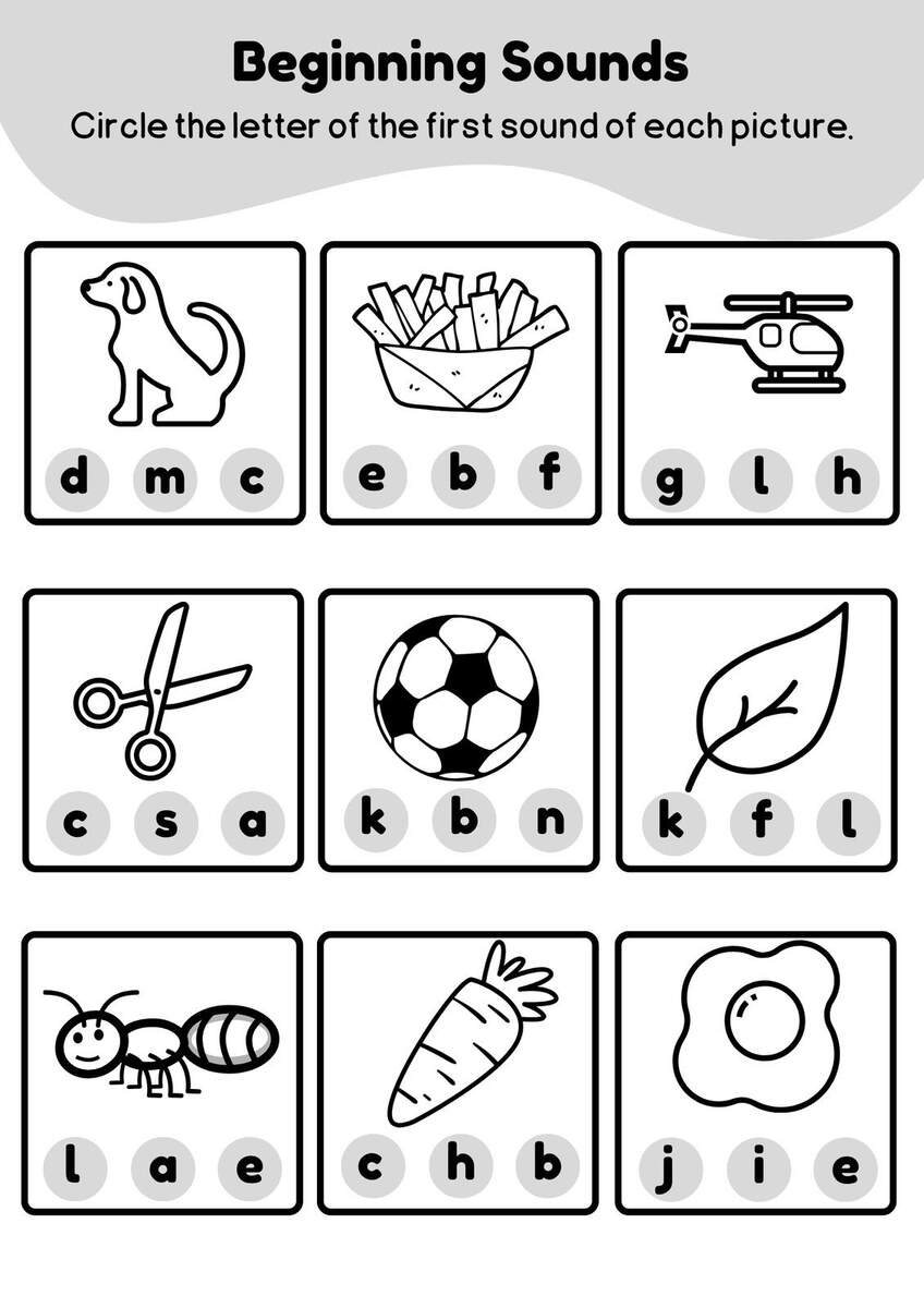 Customize 76 Kindergarten Beginning Sounds Worksheets Templates Online Canva