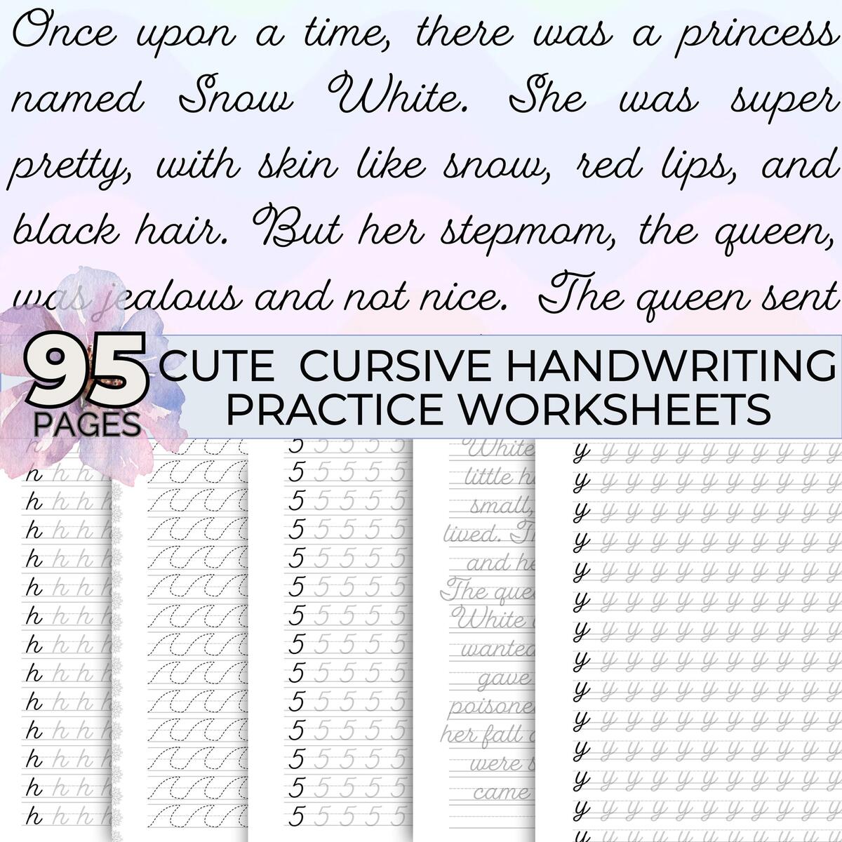 Cute Cursive Handwriting Practice Worksheets Printable Tracing Sheets Beautiful Handwriting Cursive Writing Improve Handwriting Etsy Cute Cursive Handwriting Practice Worksheets Printable Tracing Sheets Beautiful Handwriting Cursive Writing Improve Handwriting Etsy