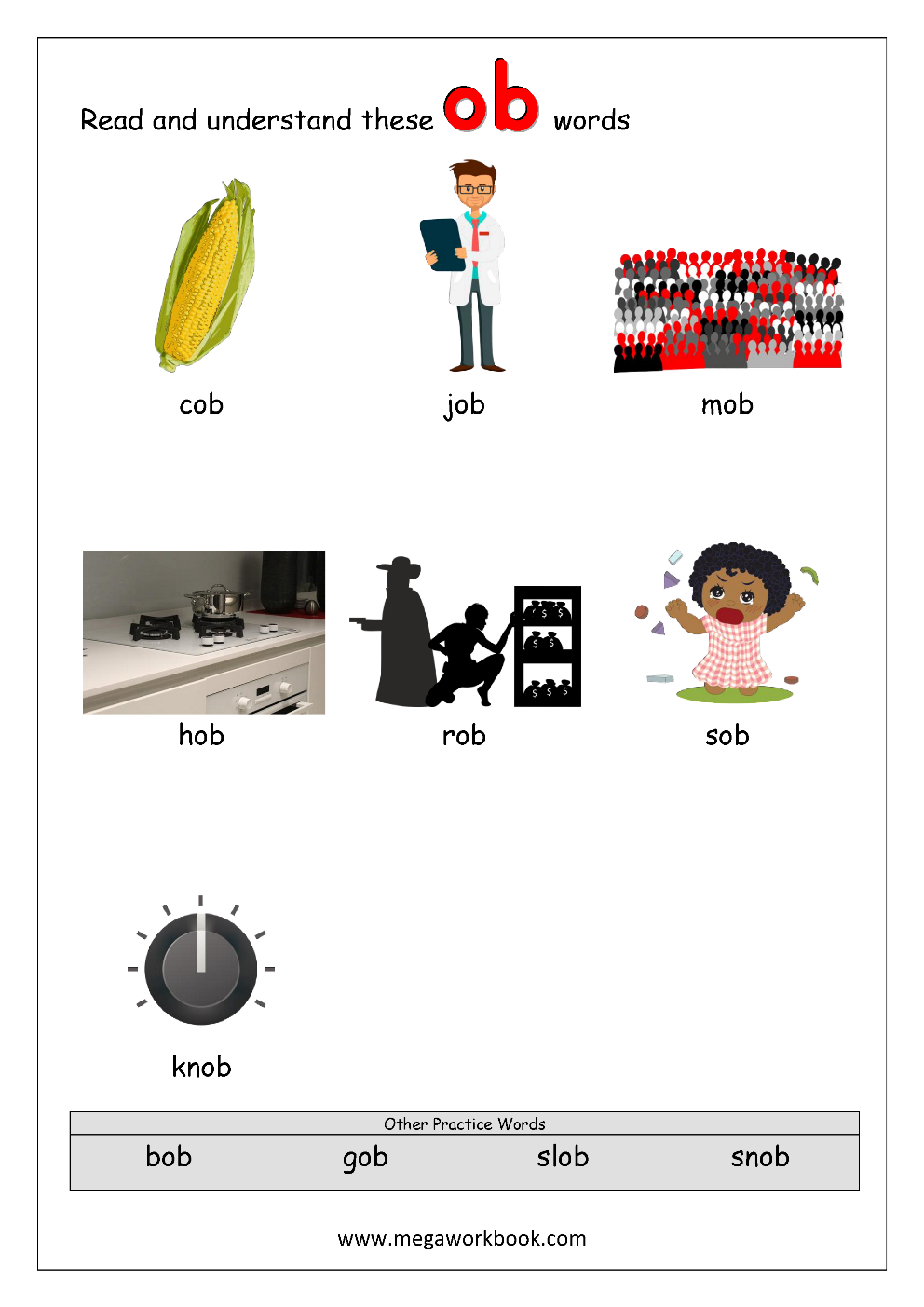 CVC Worksheets CVC Words For Kindergarten Word Family Worksheets CVC Words With Pictures MegaWorkbook CVC Worksheets CVC Words For Kindergarten Word Family Worksheets CVC Words With Pictures MegaWorkbook
