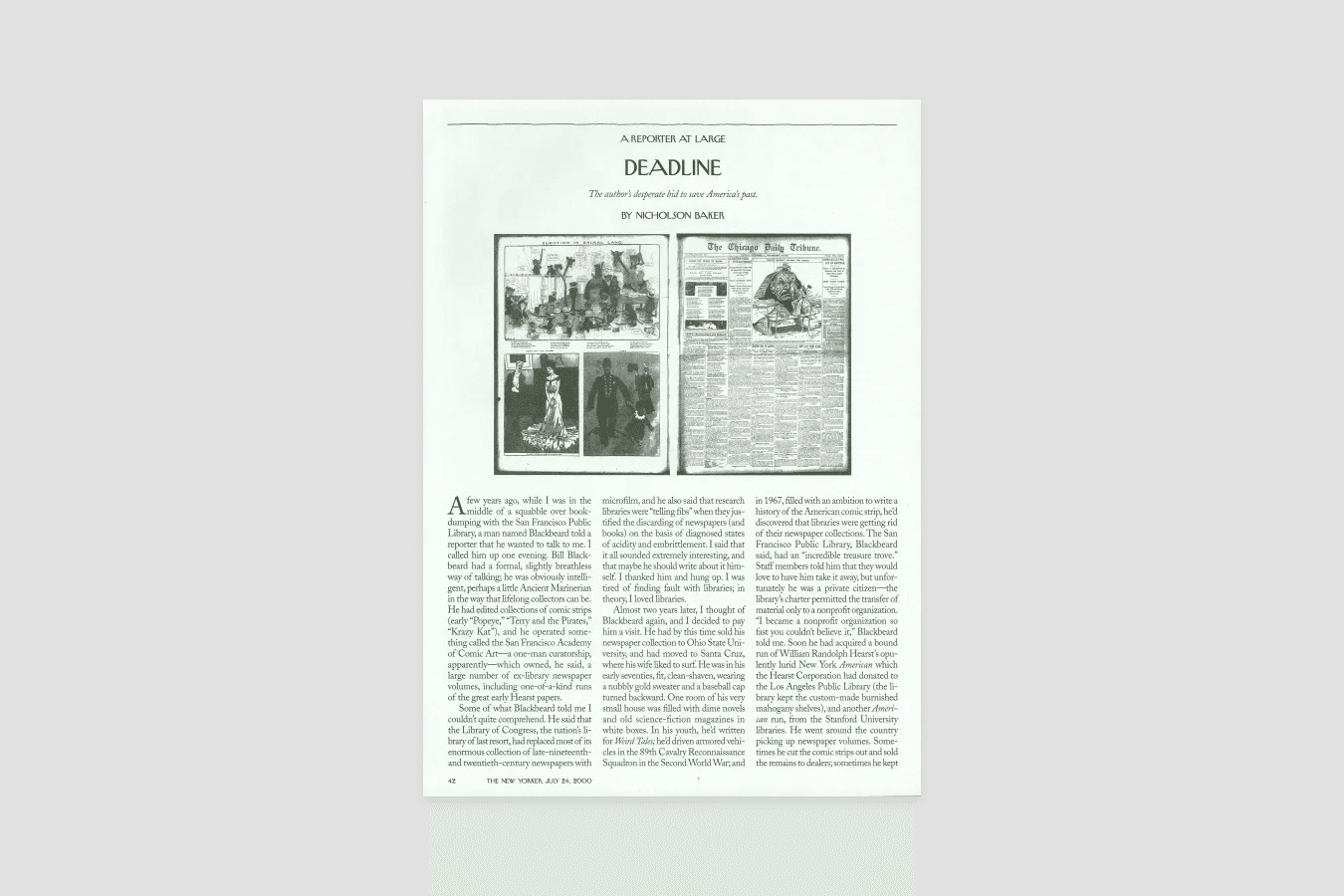 Deadline The New Yorker