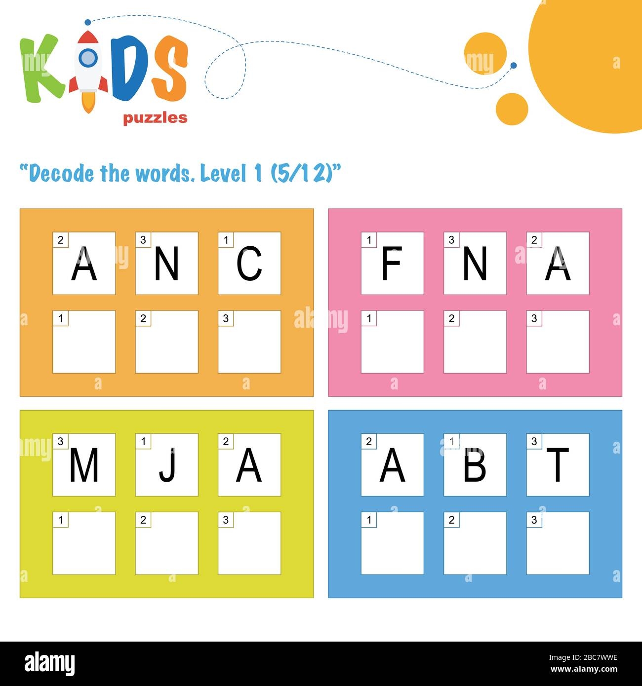 Decode The 3 Letter Words Worksheet Practice For Preschool Elementary And Middle School Kids Fun Logic Puzzle Activity Sheet Stock Vector Image Art Alamy Decode The 3 Letter Words Worksheet Practice For Preschool Elementary And Middle School Kids Fun Logic Puzzle Activity Sheet Stock Vector Image Art Alamy