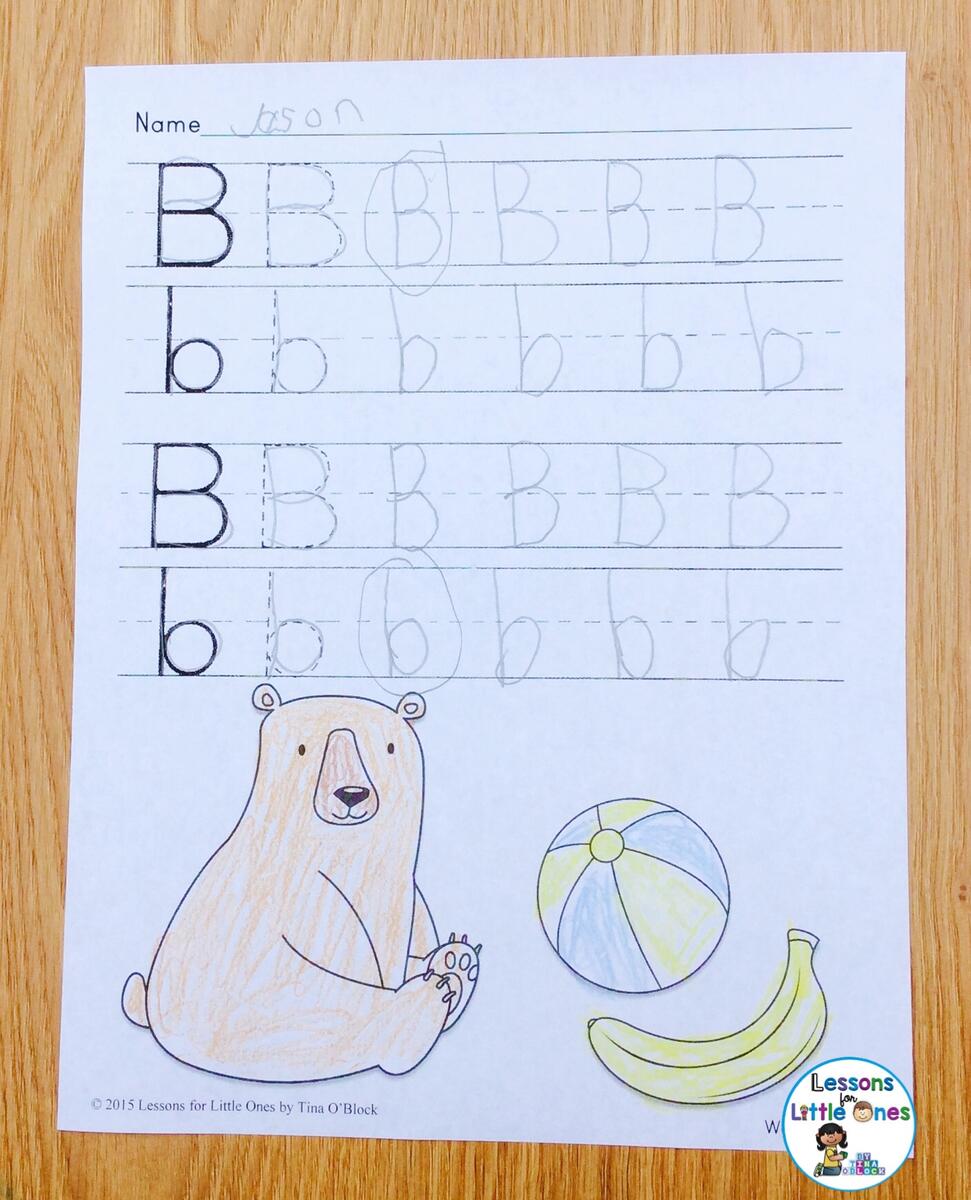 Differentiated Alphabet Handwriting Practice For Kindergarten Pre K