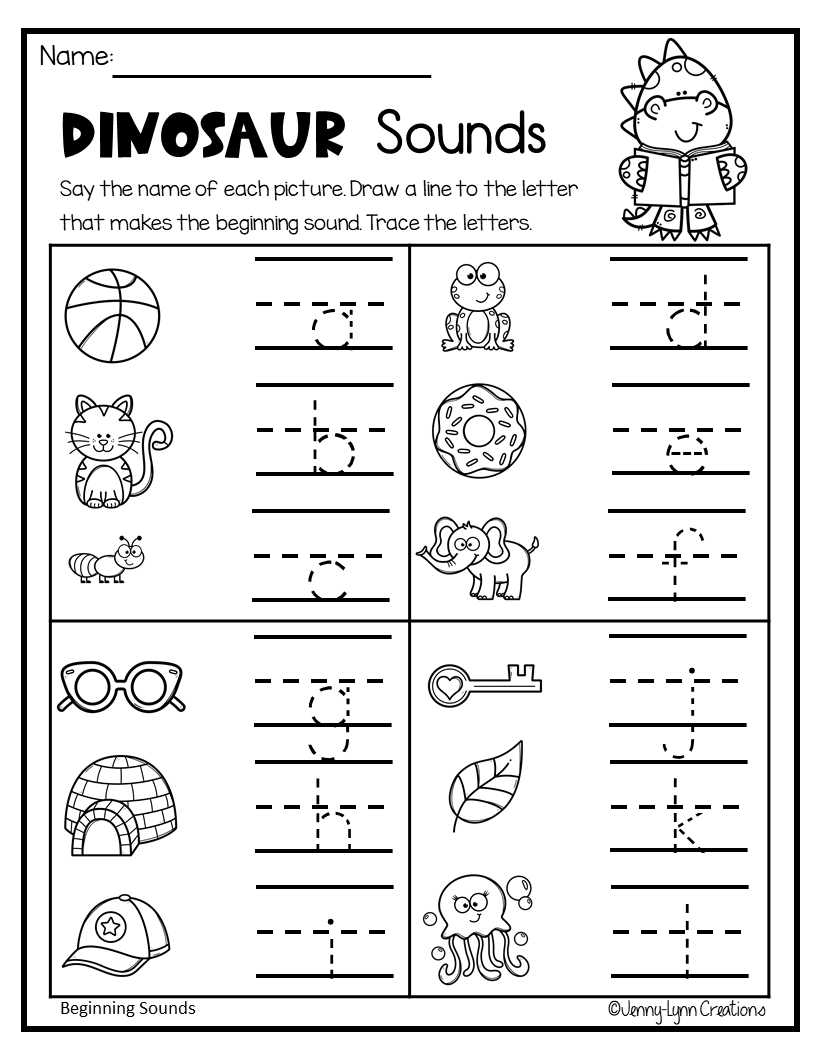 Dinosaur Literacy Preschool Theme Pack Made By Teachers