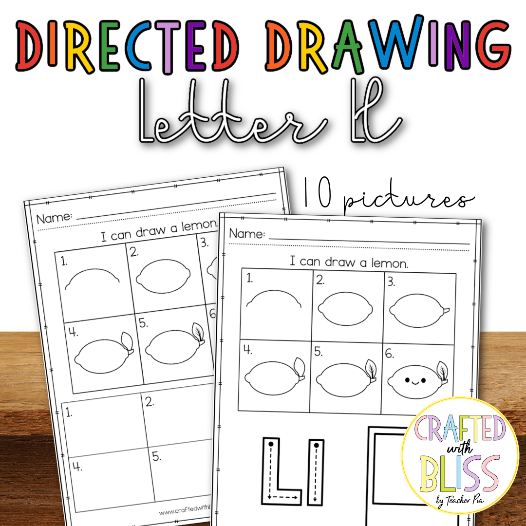 Directed Drawing Letter Ll Alphabet Worksheet Phonics Printable Made By Teachers Directed Drawing Letter Ll Alphabet Worksheet Phonics Printable Made By Teachers