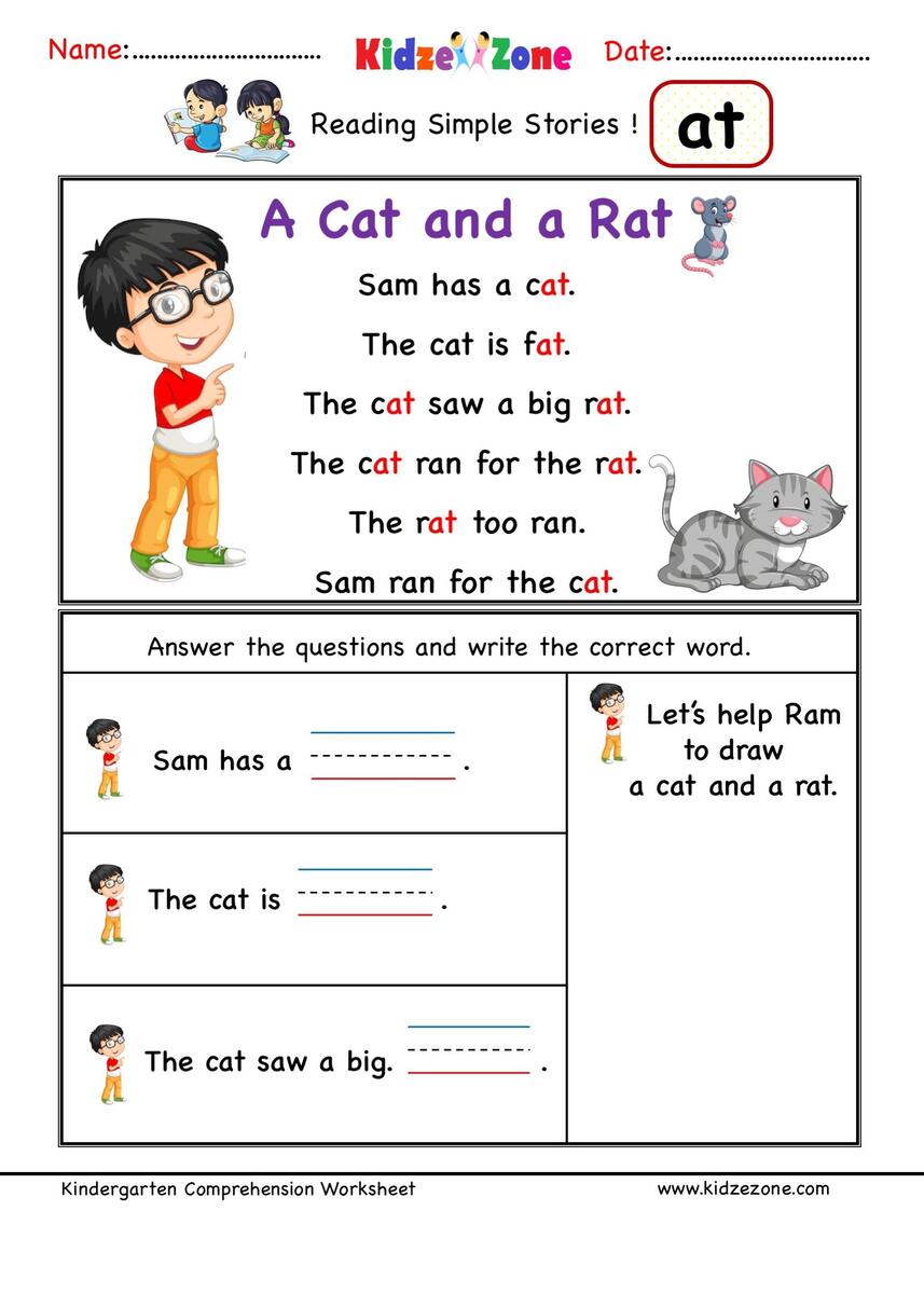 Discover 8 Simple Reading 3 Letter Word Passage And Preschool Reading Ideas Kindergarten Reading Worksheets Phonics Reading Passages Phonics Reading And More