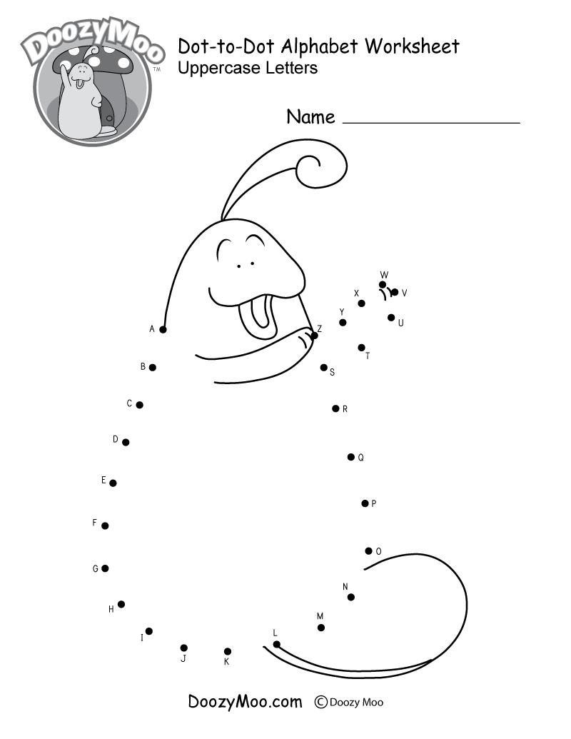Dot To Dot Uppercase Letters Worksheet Free Printable Doozy Moo Missing Capital Letters Worksheet Free Printable Doozy Moo
