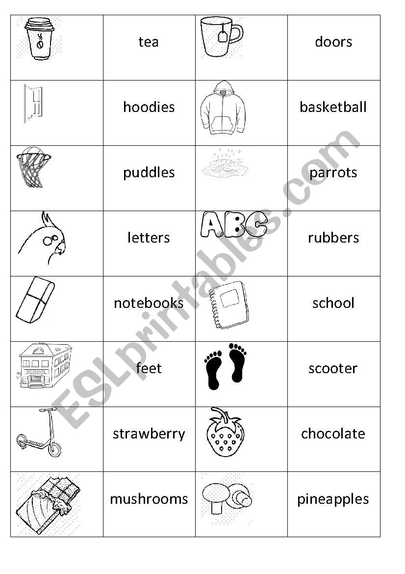 Double Letter Words Dominoes ESL Worksheet By Rootvole