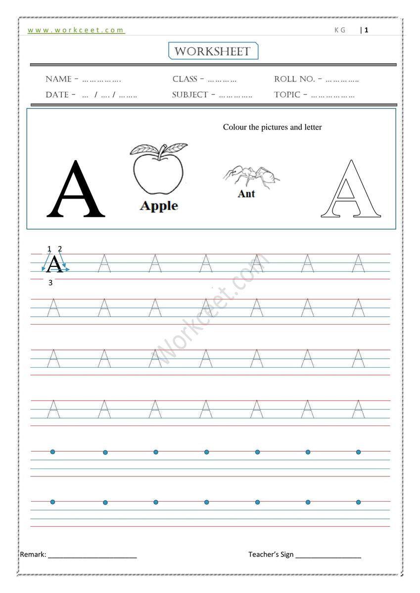 Download PDF Traceable Worksheet English Alphabets A To Z Download PDF Traceable Worksheet English Alphabets A To Z