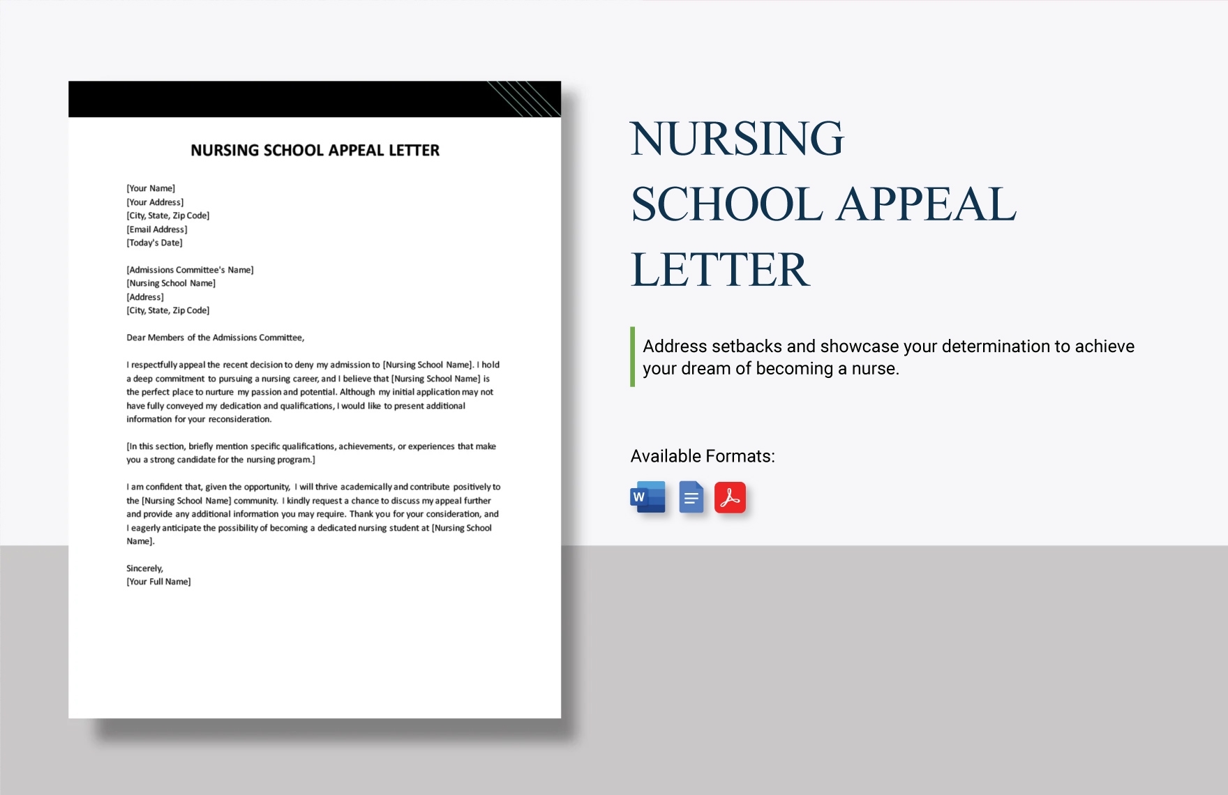 Editable Appeal Letter Templates In PDF To Download Editable Appeal Letter Templates In PDF To Download