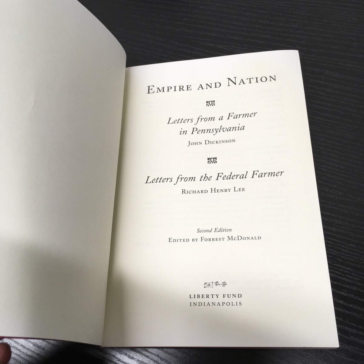 Empire And Nation Letters From A Farmer In Pennsylvania Federal Farmer 1999 9780865972032 EBay Empire And Nation Letters From A Farmer In Pennsylvania Federal Farmer 1999 9780865972032 EBay