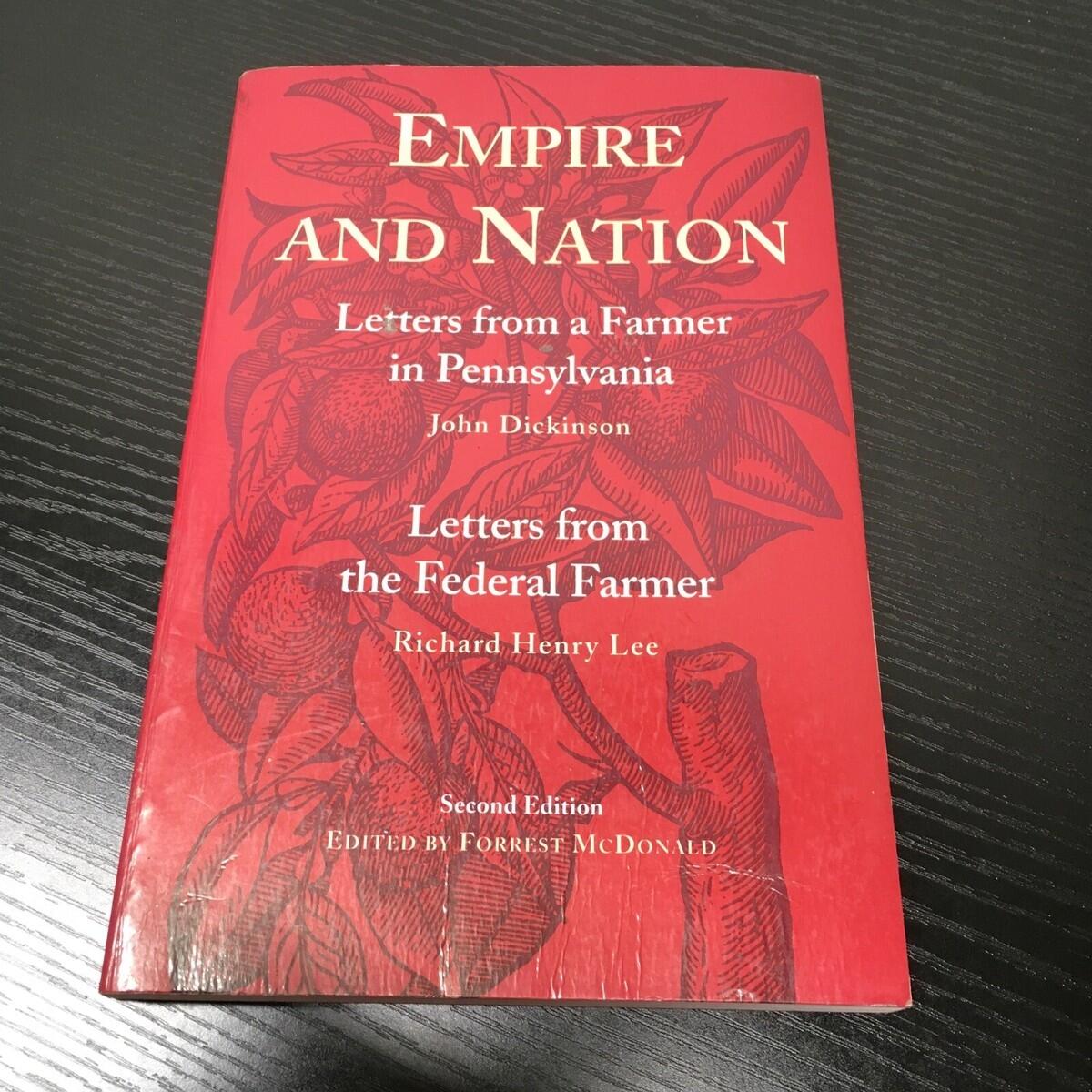 Empire And Nation Letters From A Farmer In Pennsylvania Federal Farmer 1999 9780865972032 EBay Empire And Nation Letters From A Farmer In Pennsylvania Federal Farmer 1999 9780865972032 EBay