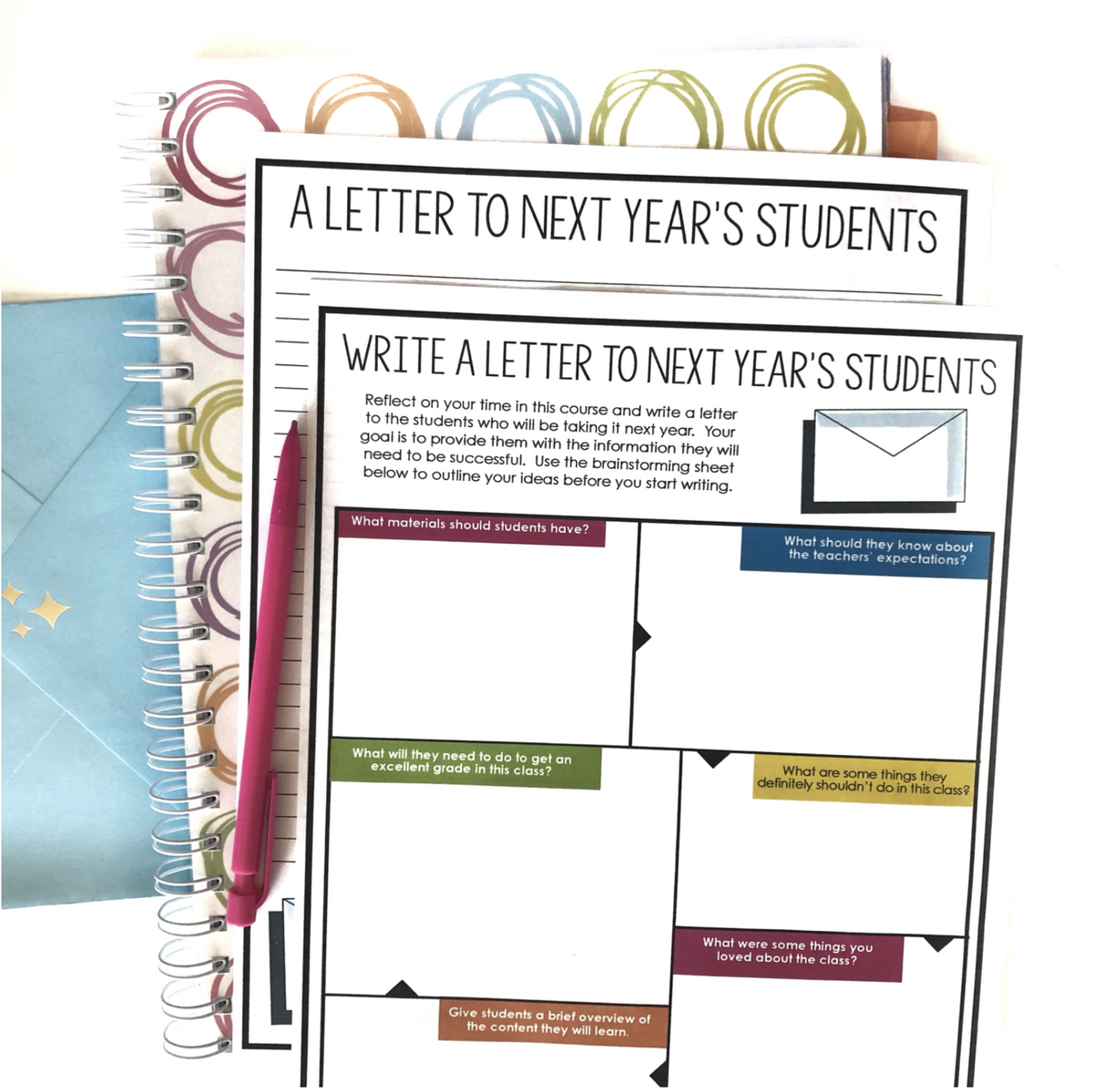 End Of The Year Activity Write A Letter To Next Year S Students Presto Plans End Of The Year Activity Write A Letter To Next Year S Students Presto Plans